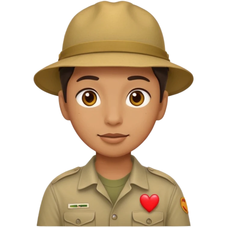 safari operator with heart eyes emoji
