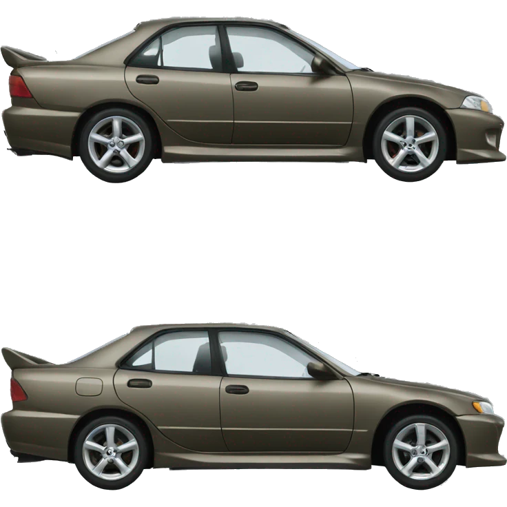 car Toyota altezza side emoji