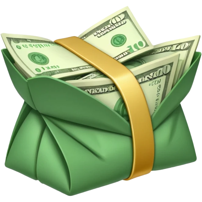 a wad of money  emoji