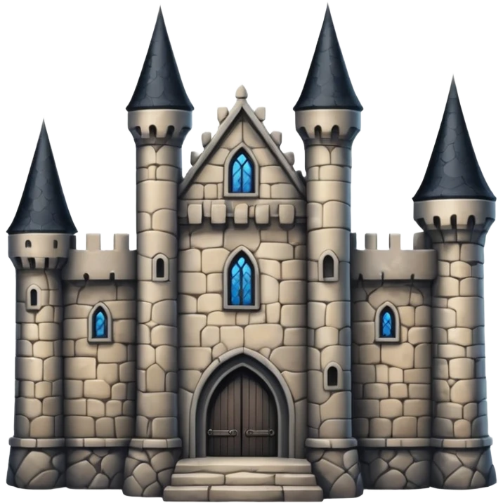 old castle emoji