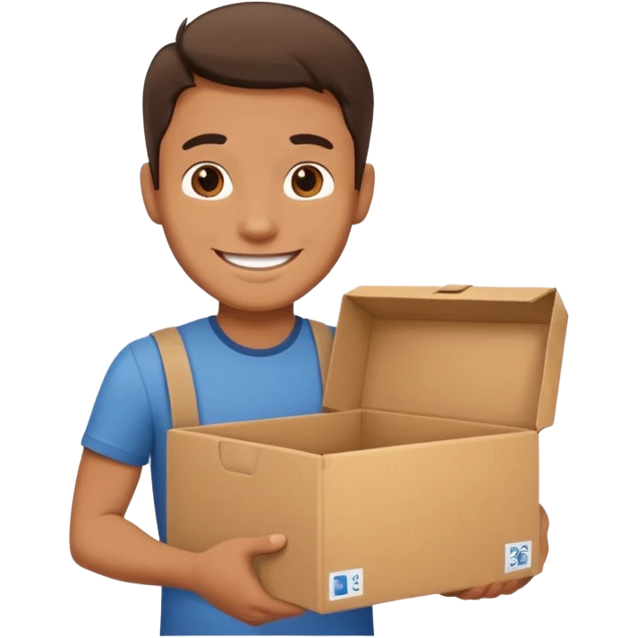 box carrier man emoji
