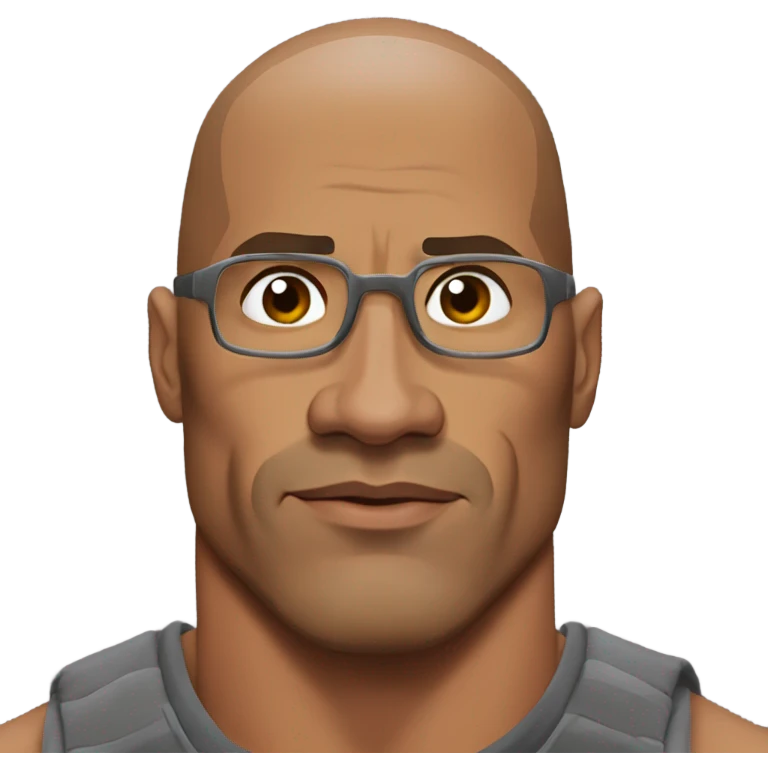 dwayne the rock johnson bored emoji