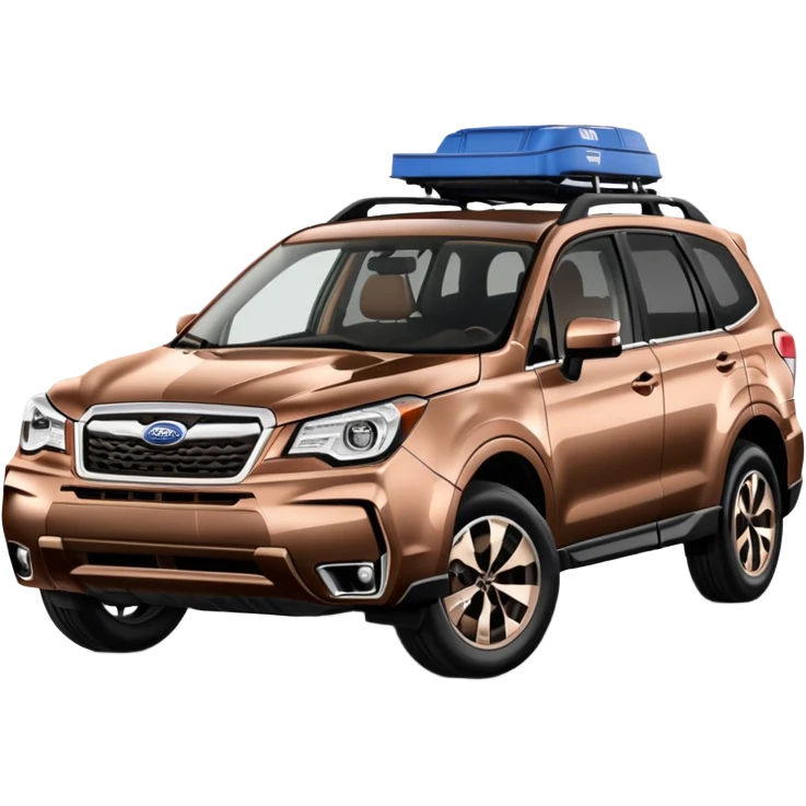 Brown Subaru forester emoji