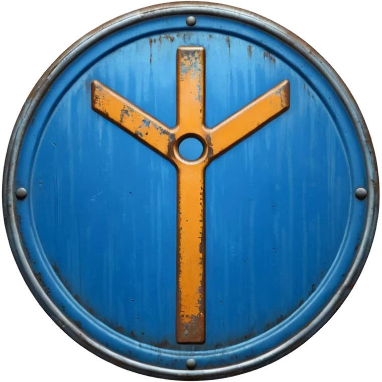 a blue road sign "blessed" emoji