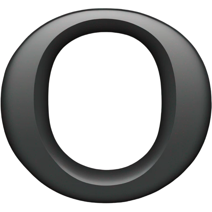 O letter  emoji