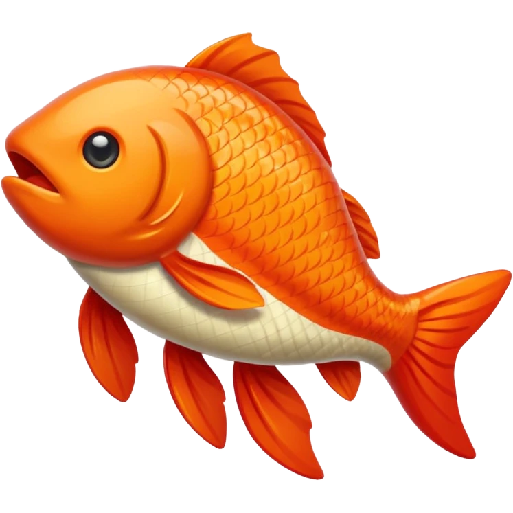 carp streamer hanging apple emoji style emoji