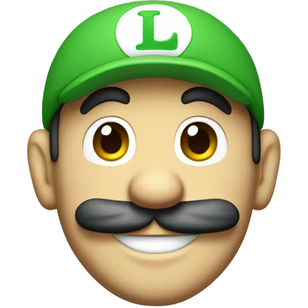 Luigi head  emoji