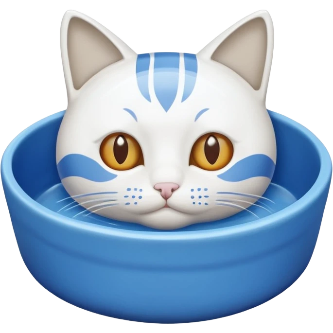 A water bowl for cats emoji