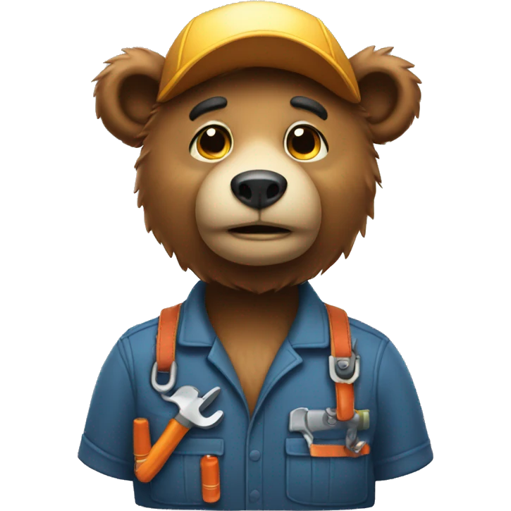 Bear mechanic emoji