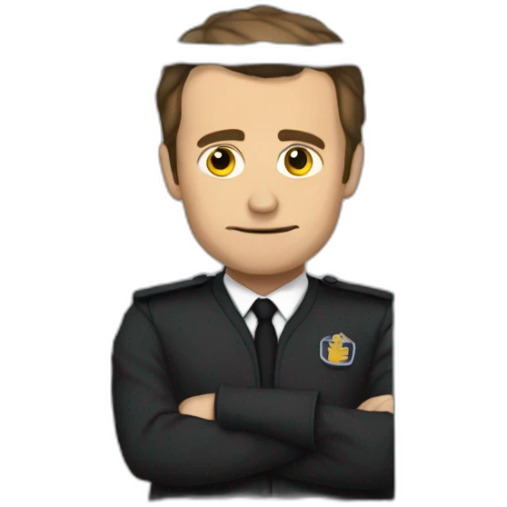 macron in prison emoji