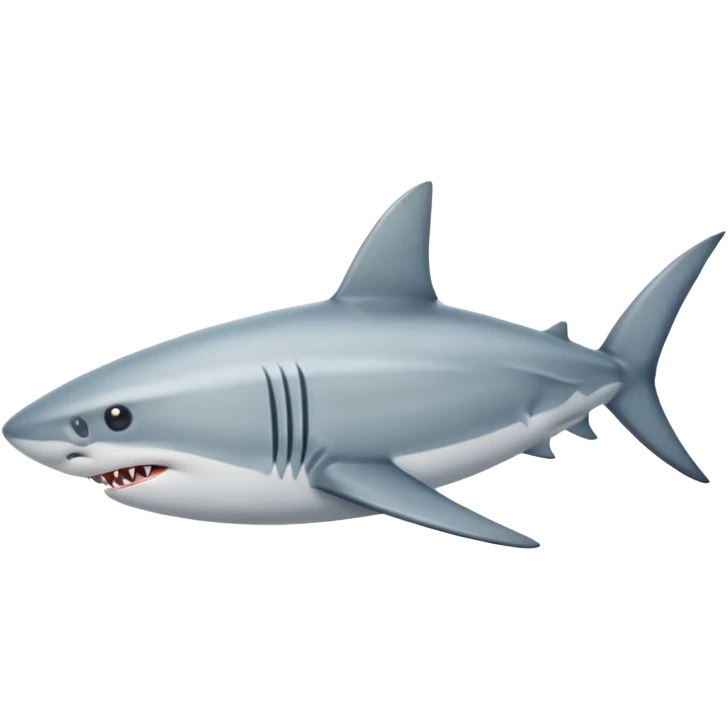 cooked shark with visible fins on a plate emoji