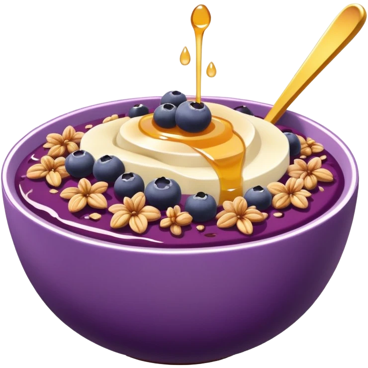Acai bowl emoji