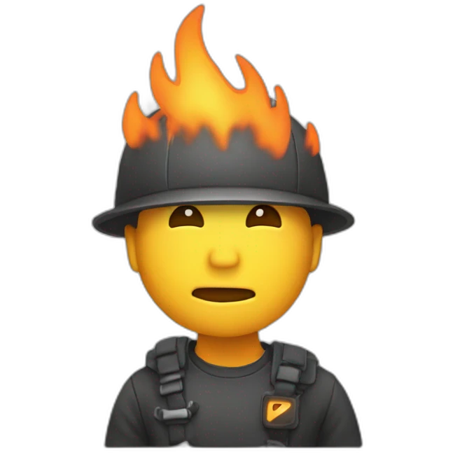 code-on-fire emoji