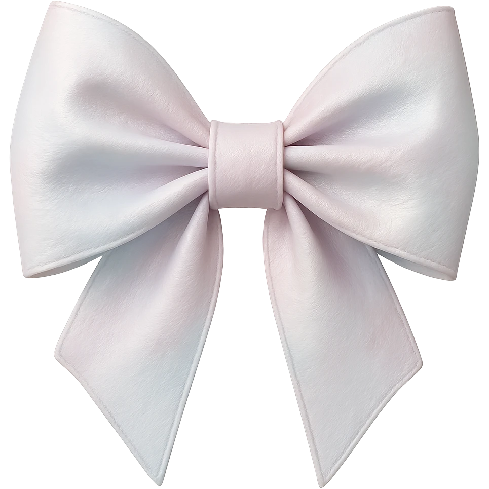 Make the gothic bow pastel colored in a photorealistic style with a transparent background. emoji