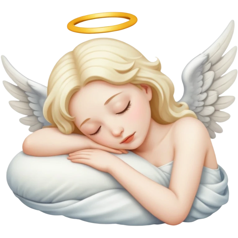 Sleeping angel  emoji