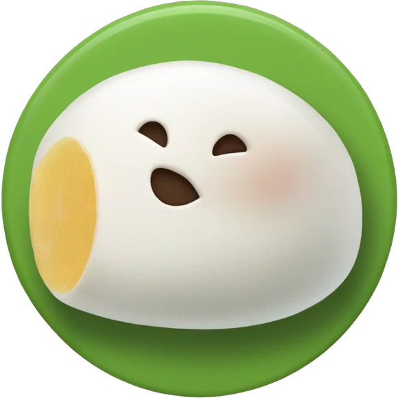 mochi in cut with cocktail flavour emoji