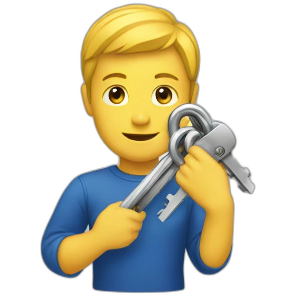 Opening the locks emoji