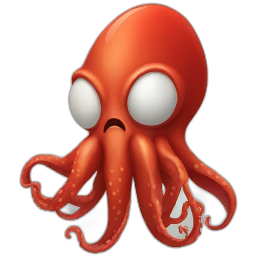 angry red squid emoji