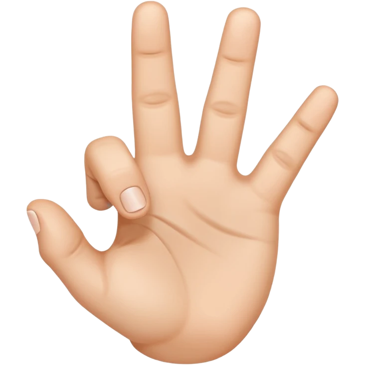 a hand with finger pointing at the camera emoji