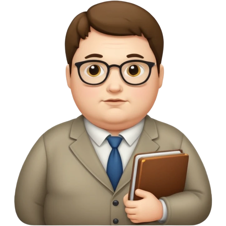 Fat teacher  emoji