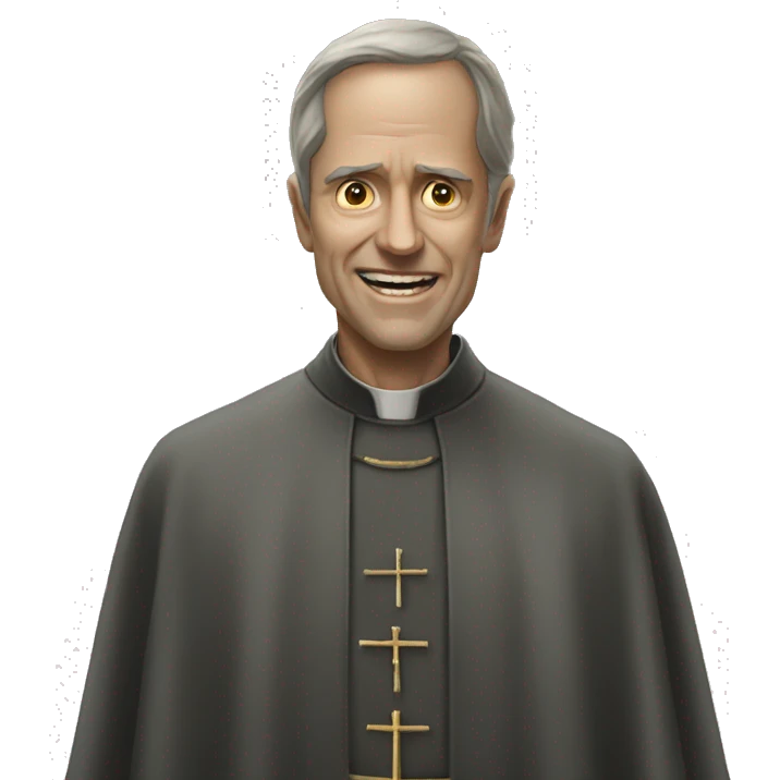 sacerdote de la película el exorcista emoji