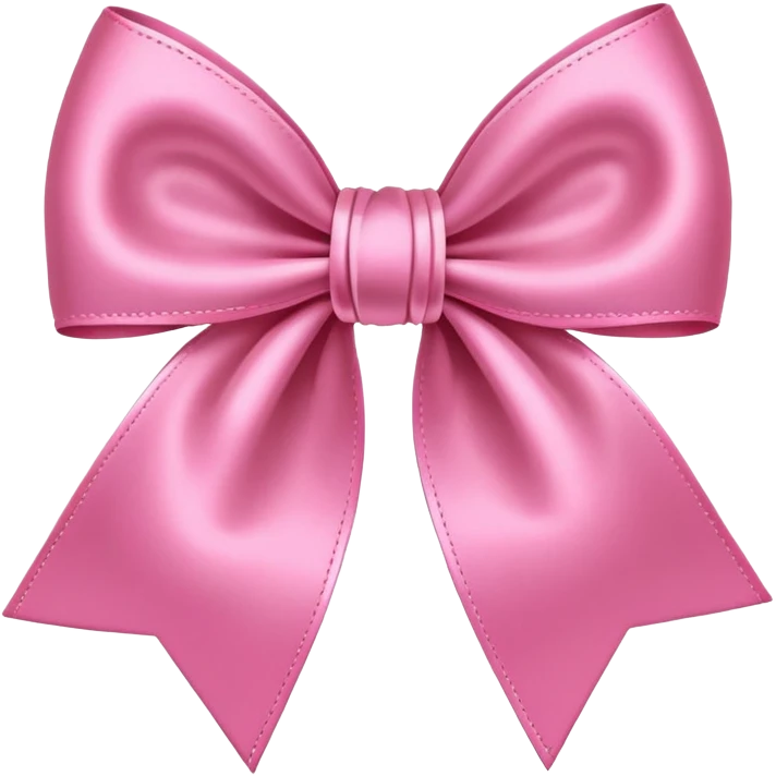 Pink bow emoji