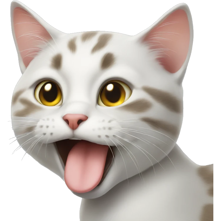 cat licking paw emoji