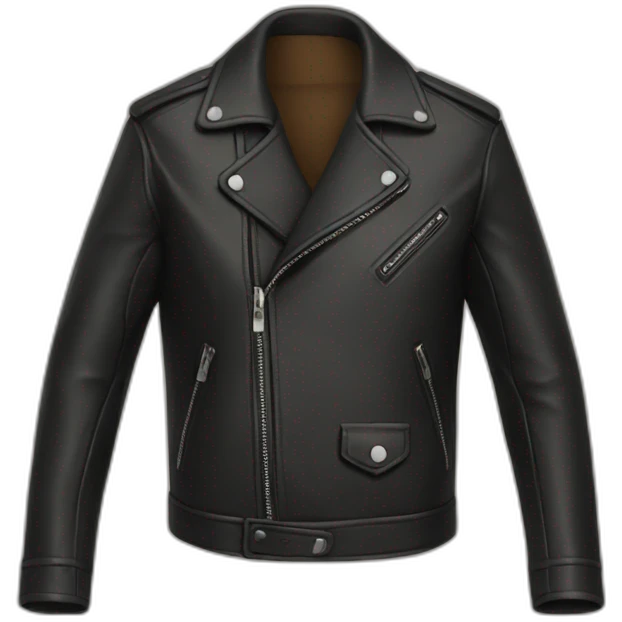 Leather jacket emoji