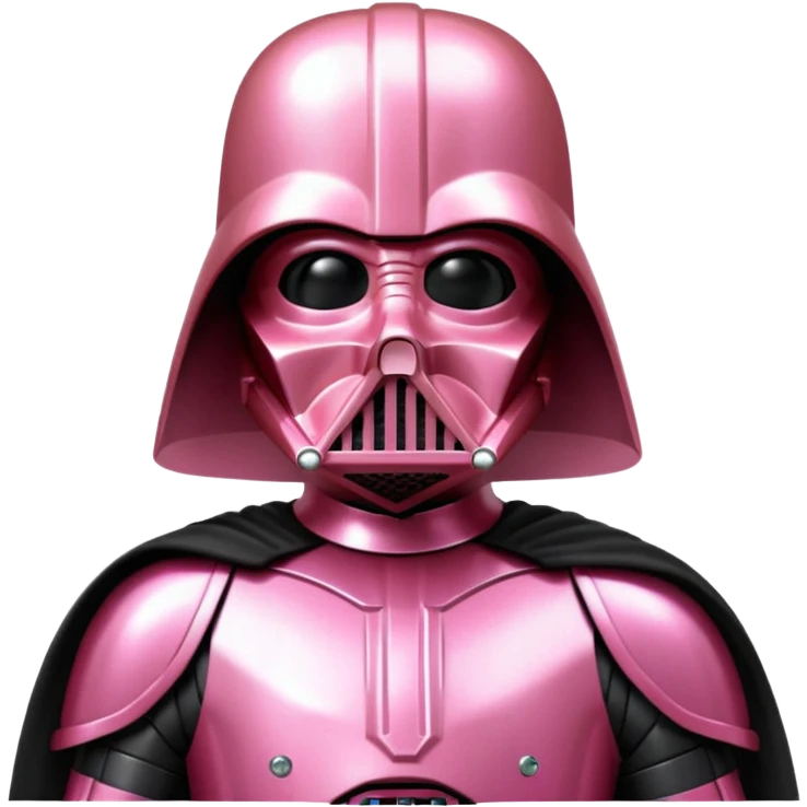 dart vader in pink emoji