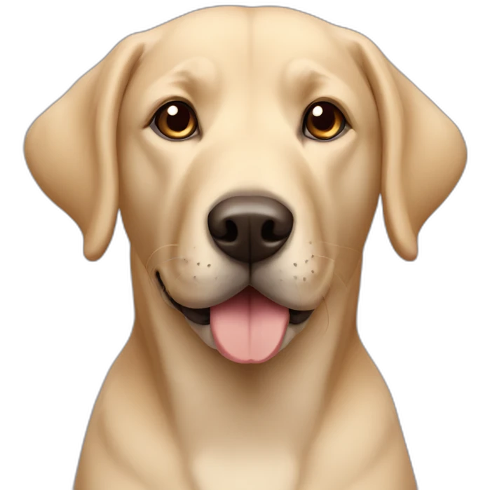 dog, mix labrador retriver emoji