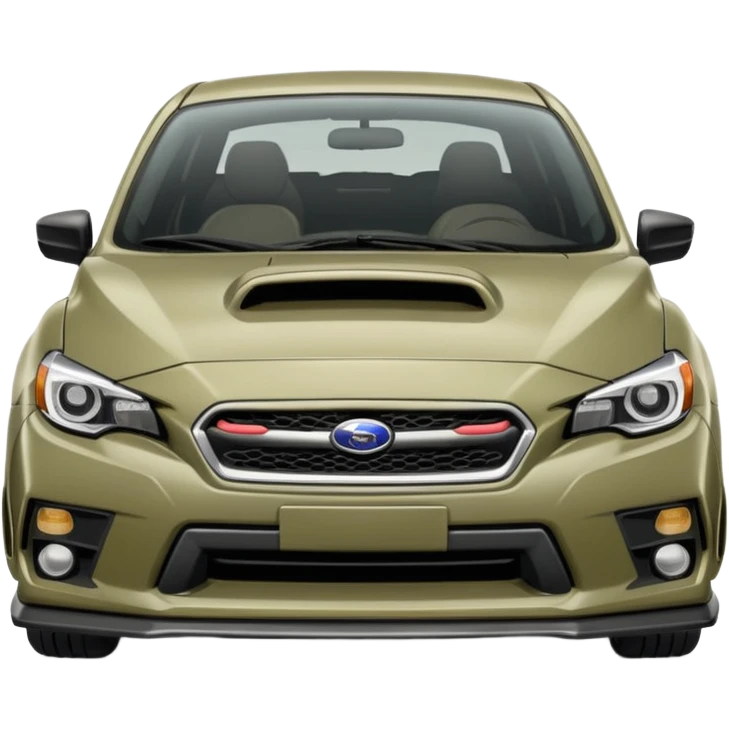 khaki grey Subaru sti emoji