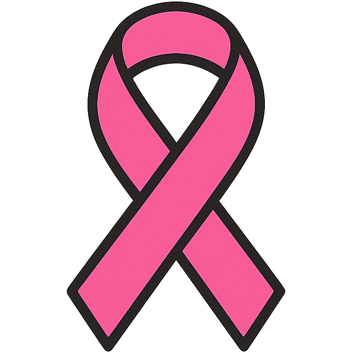 pink ribbon emoji