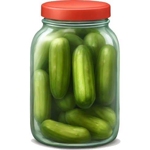 Jar of pickles emoji
