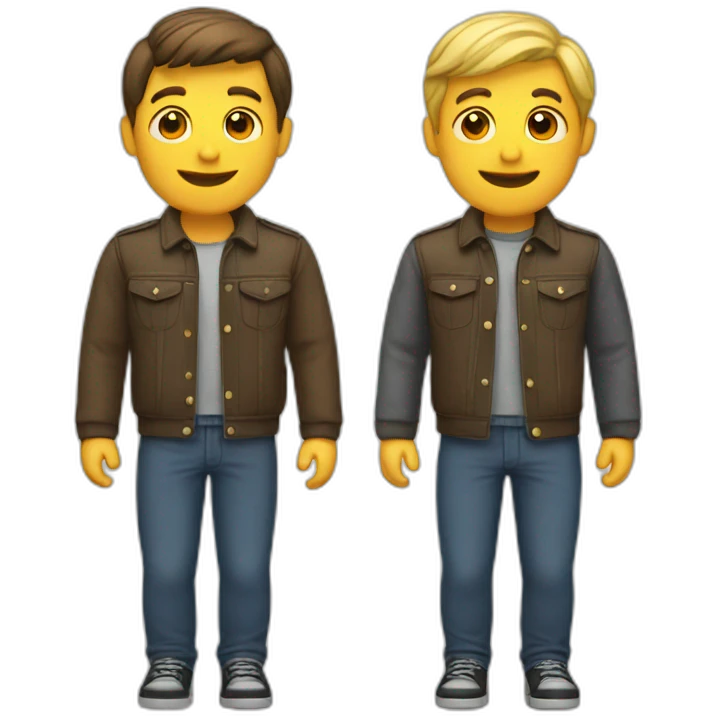 Gay couple emoji