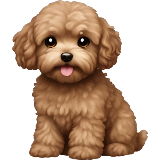 maltipoo brown emoji