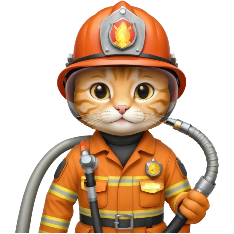 Fireman Cats emoji