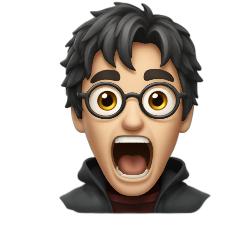 Harry Potter screaming emoji