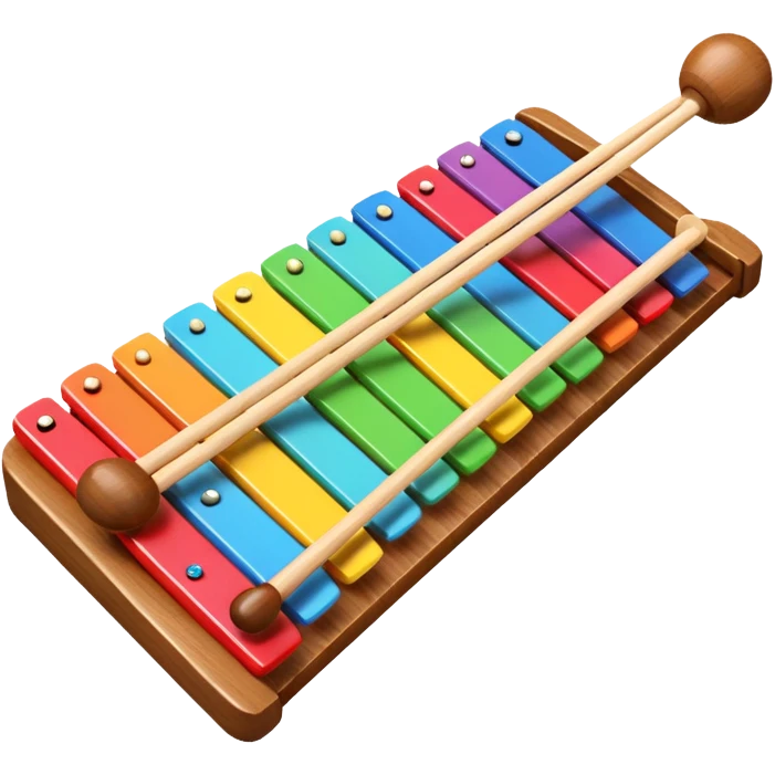 Xylophone 3D emoji emoji