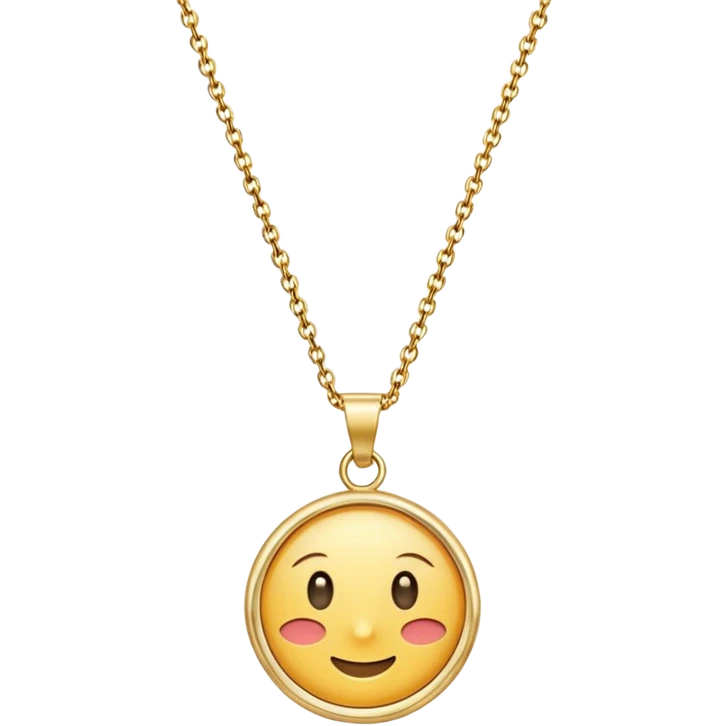 Gold Necklace emoji