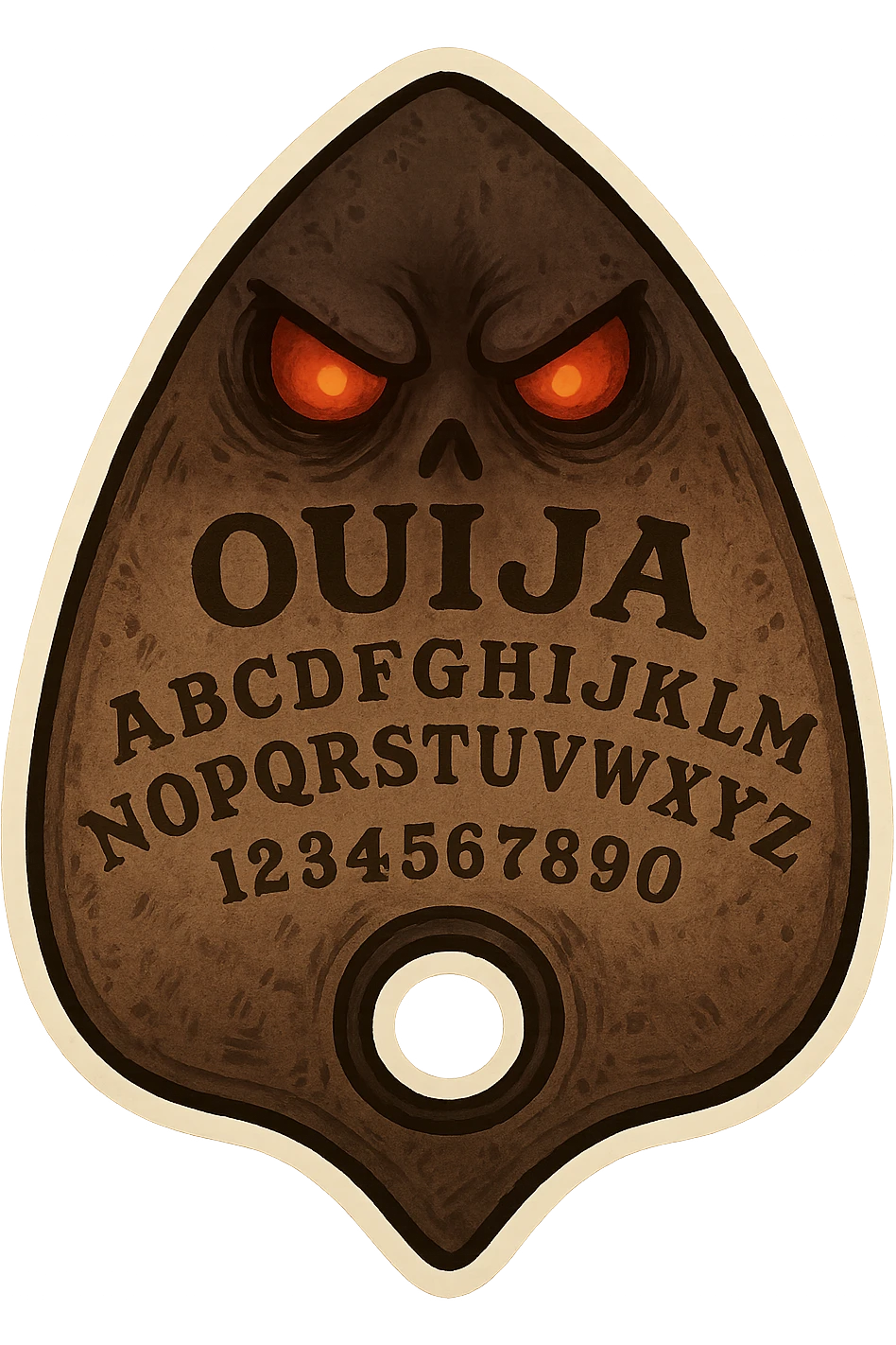 Halloween Ouijaboard, make it scary, remove background  emoji