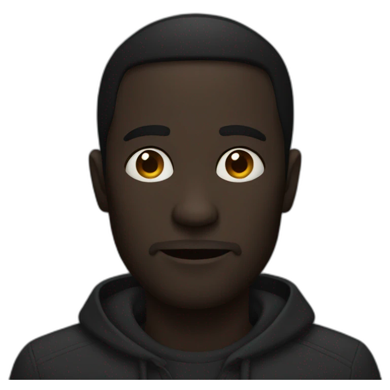 dark man emoji