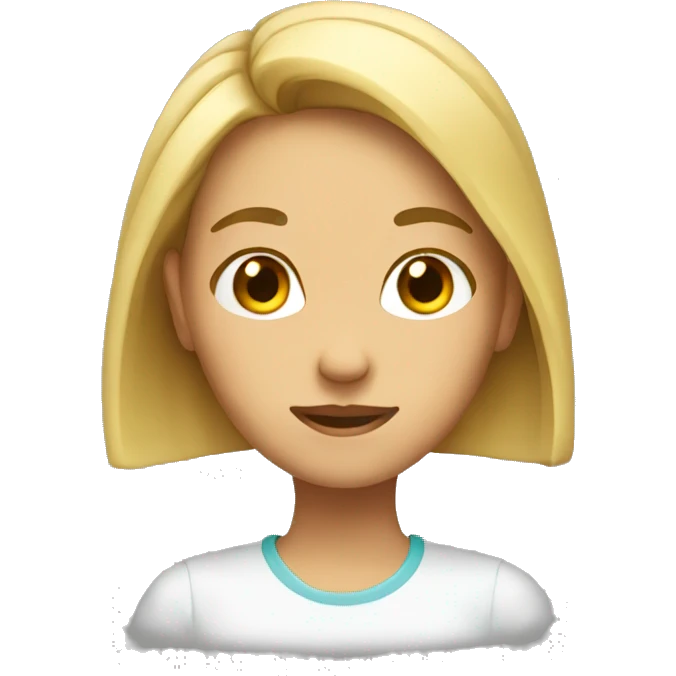 Girl head tilting head emoji