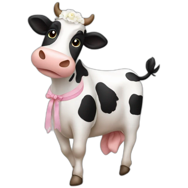 Cow Ballerina emoji