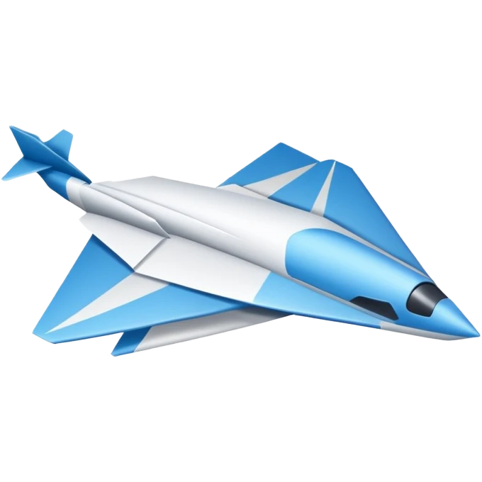 paper plane with dotted flight path emoji