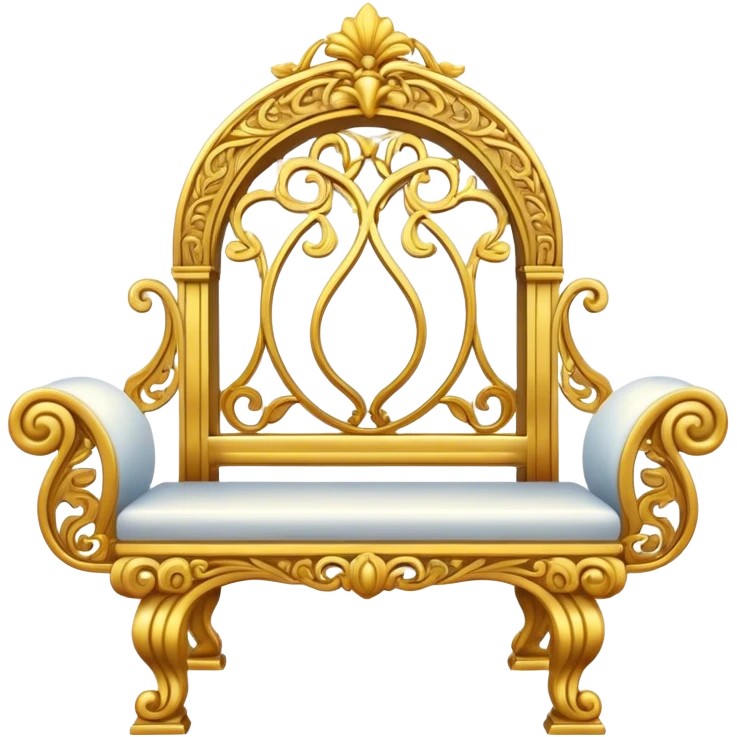 gold heaven bench emoji