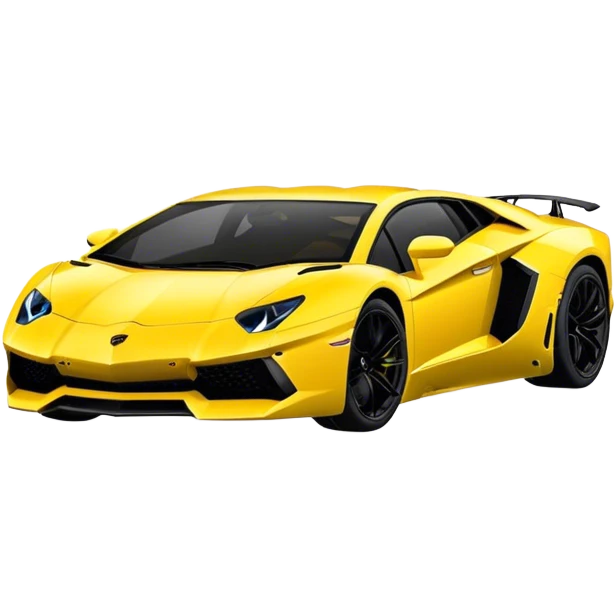 Lamborghini Aventador - Lamborghini (Model Year: 2021) (Iconic colour: Yellow) emoji