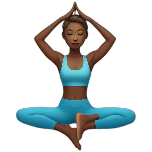 yoga girl  emoji
