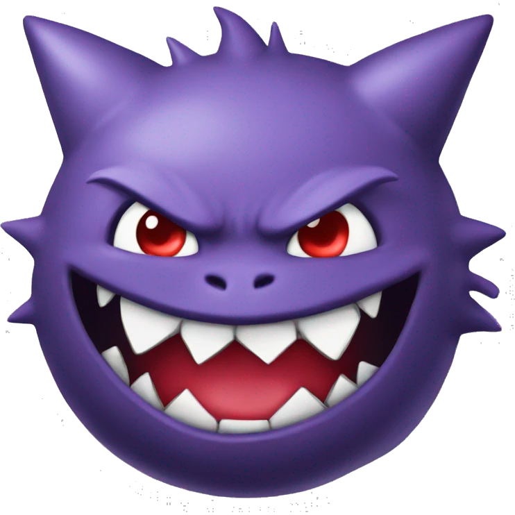 Gengar red emoji
