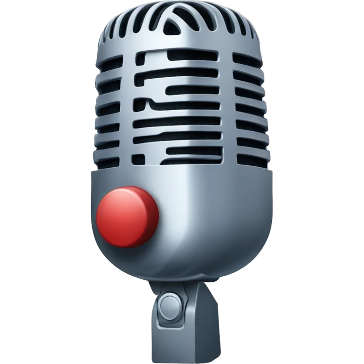 microphone, christmas songs emoji