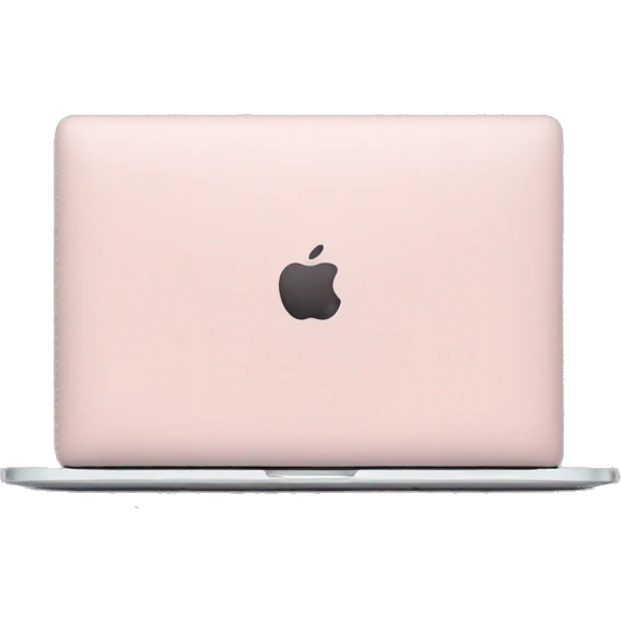 Light Pink macbook pro emoji